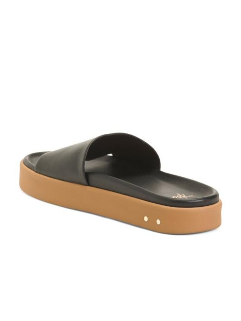 Beek Chick Sandal Slide in Black Leather - Picture 3 of 4